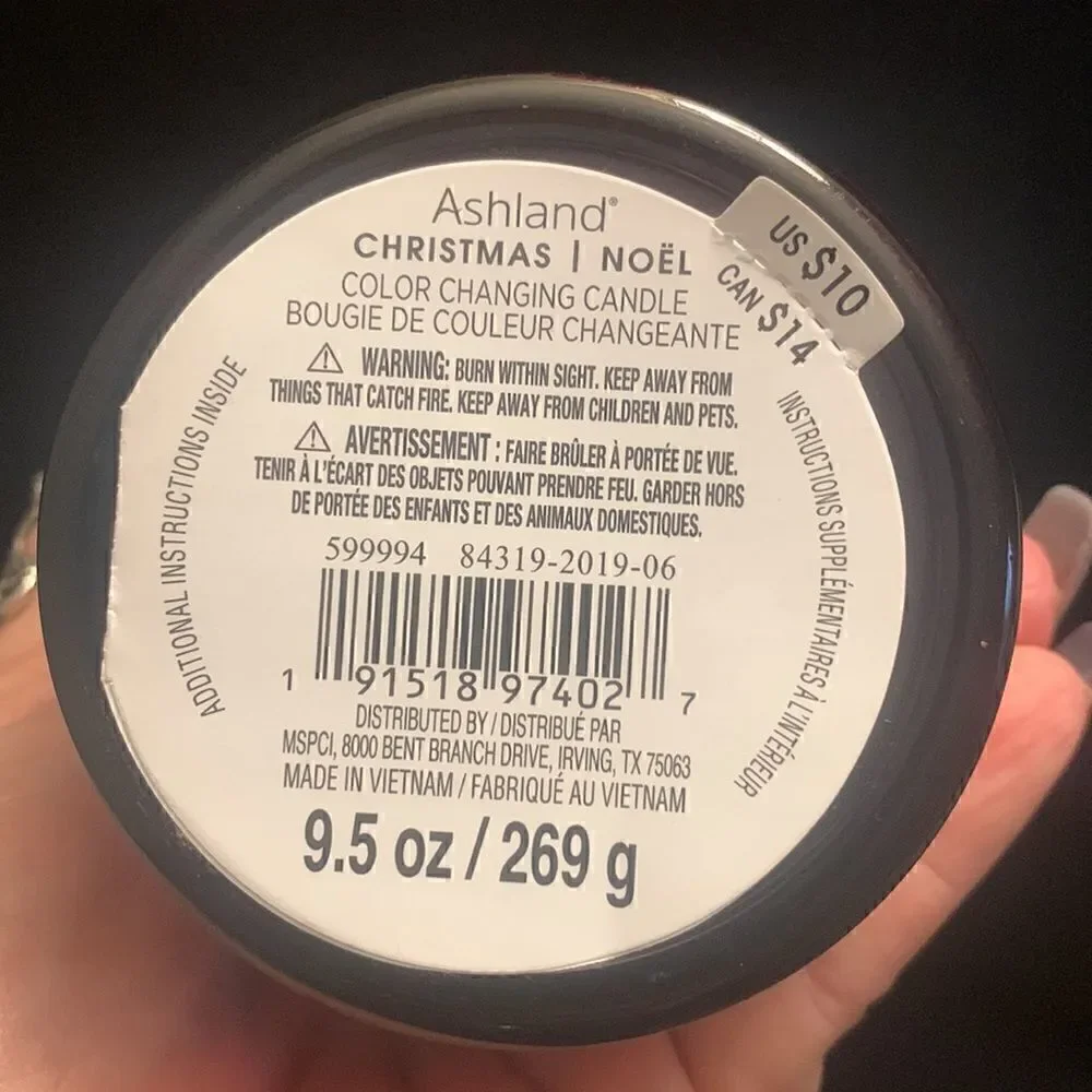 Beautiful Winter Holiday Candle 9.5 oz.